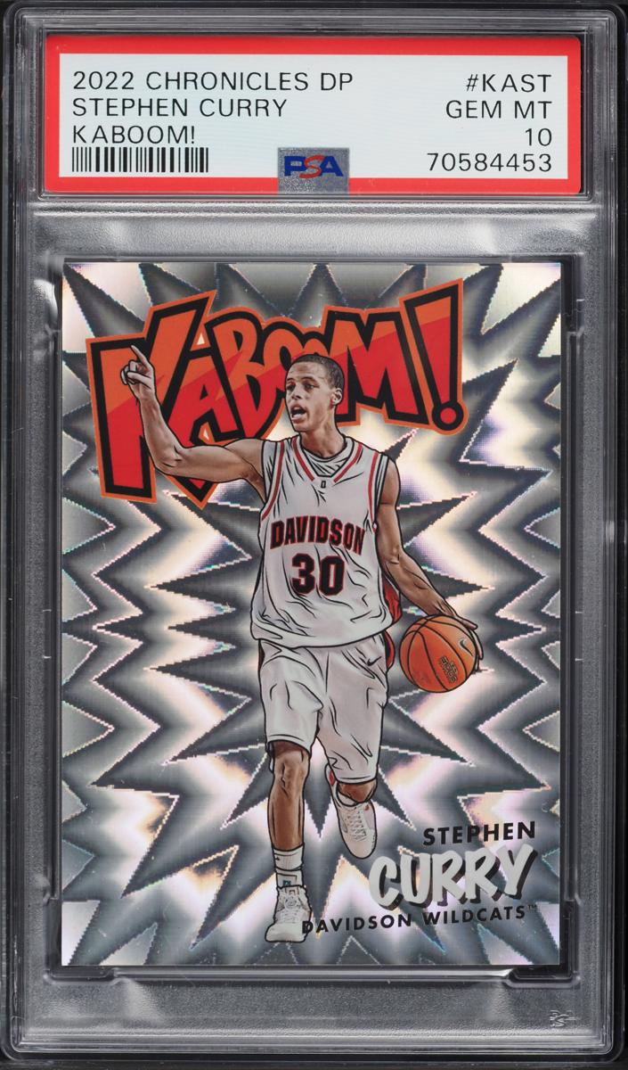 2022 Panini Chronicles Draft Picks Basketball Stephen Curry #KA-ST PSA 9