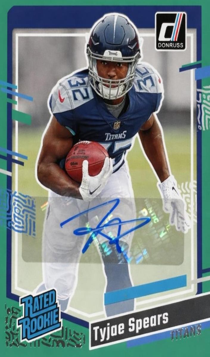2023 Panini Donruss Football Green Tyjae Spears #396