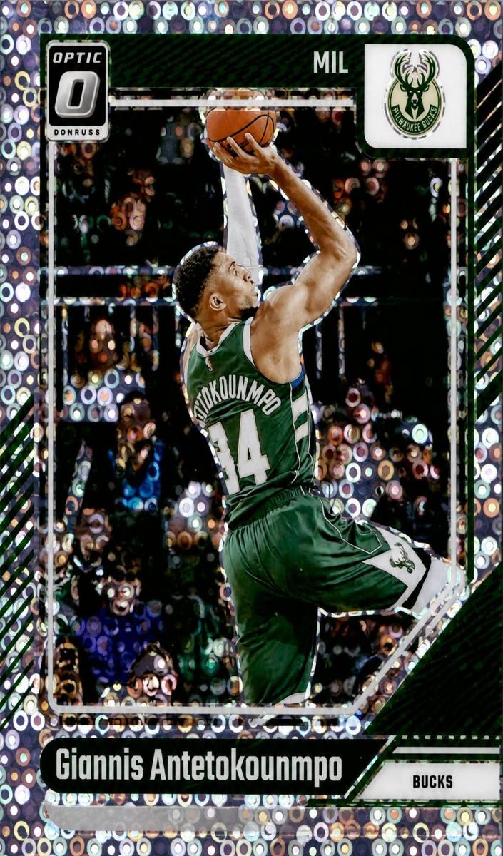 2024 Donruss Optic Basketball Fast Break Holo Giannis Antetokounmpo #176 PSA 9