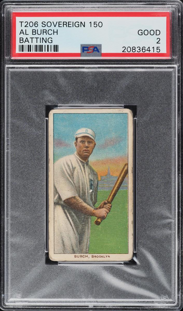 1909-11 T206 Baseball Batting Al Burch #NNO