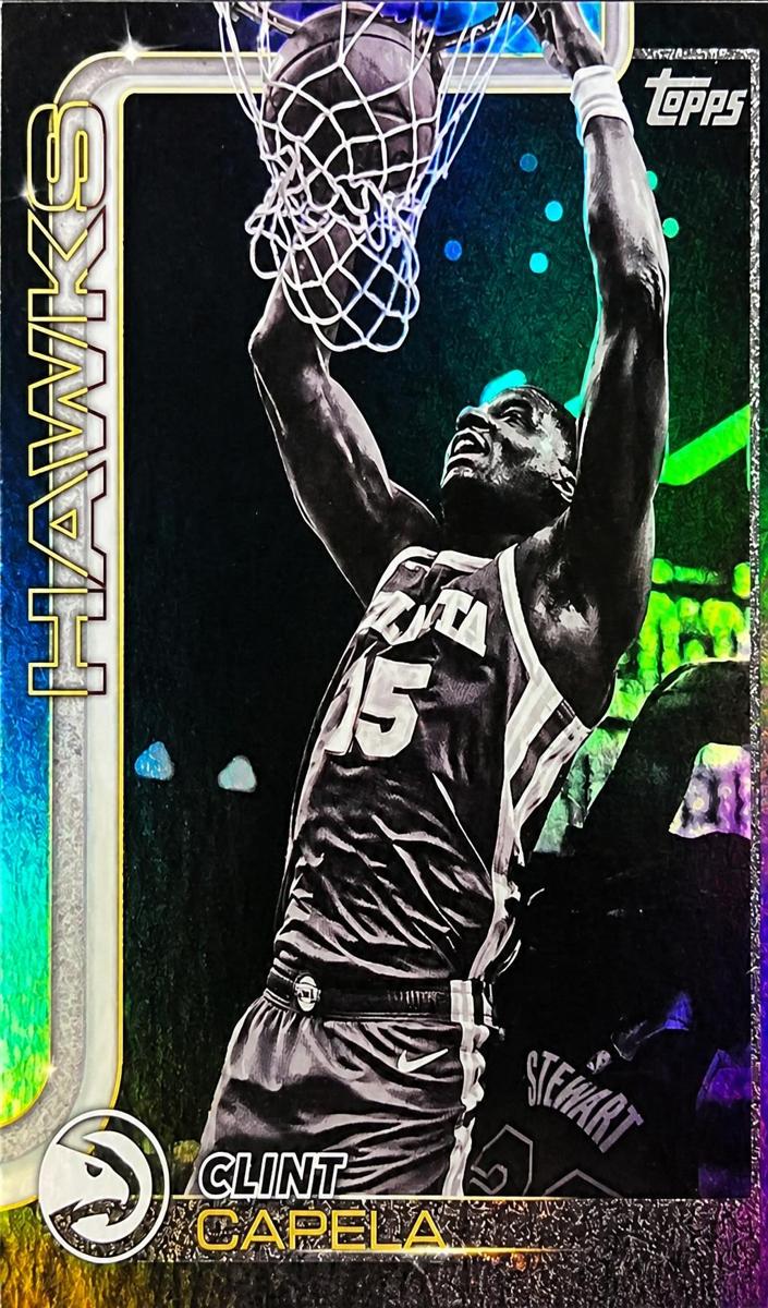 2025 Topps Basketball Blackout Clint Capela #63 PSA 9