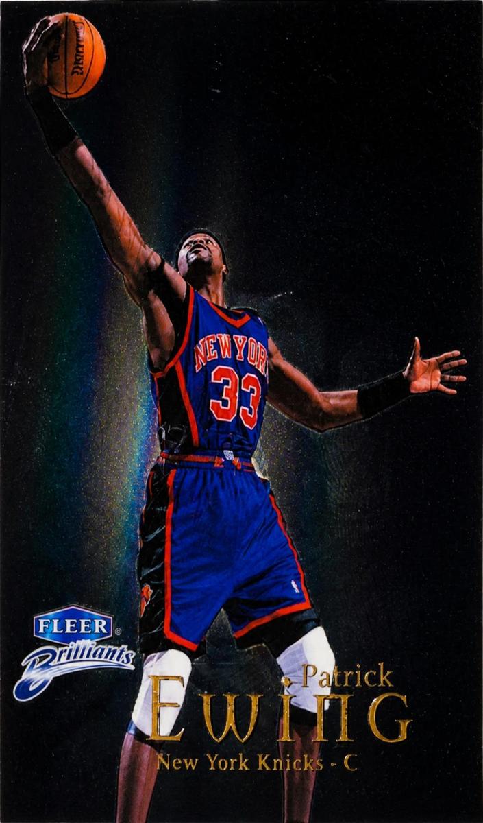 1998 Fleer Brilliants Basketball Patrick Ewing #18