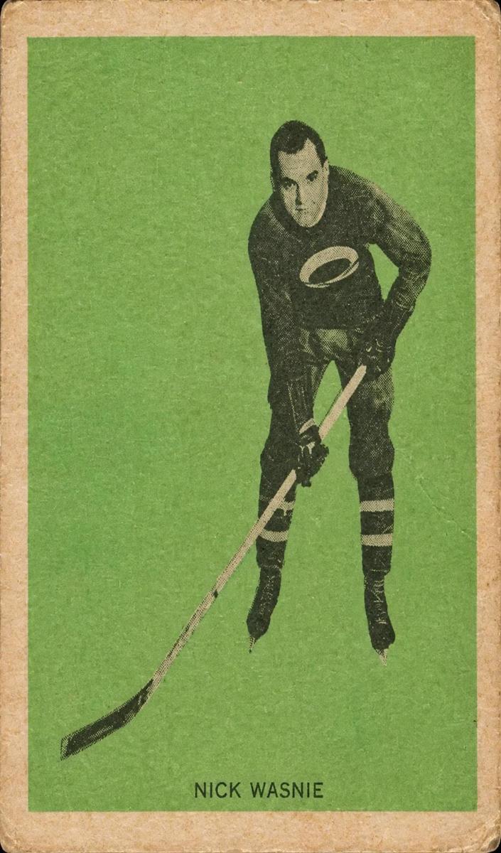 1933 Hamilton Gum V288 Hockey Nick Wasnie #1