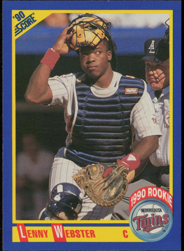 1990 Score Baseball Lenny Webster #638
