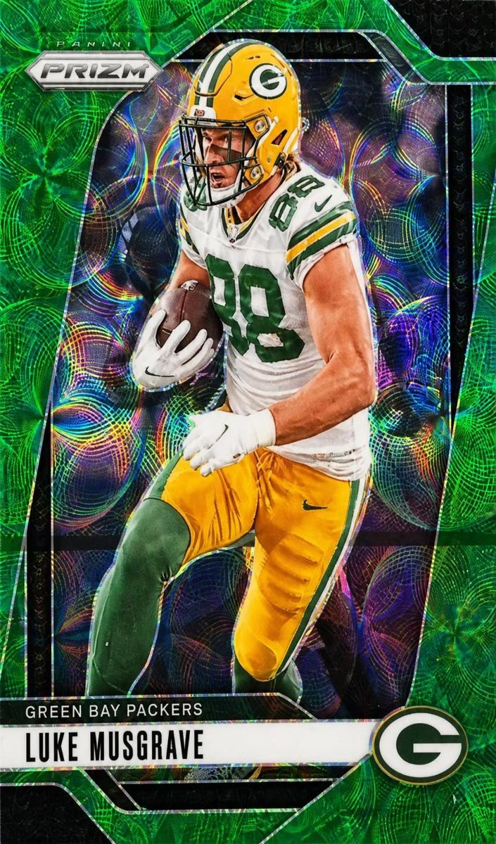 2024 Panini Prizm Football Green Scope Luke Musgrave #105