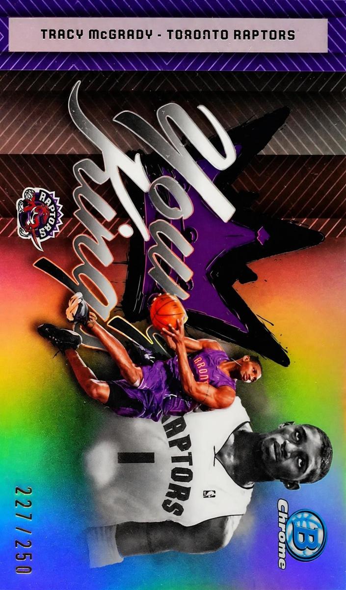 2025 Bowman Basketball Purple Refractor Tracy McGrady #YK-24