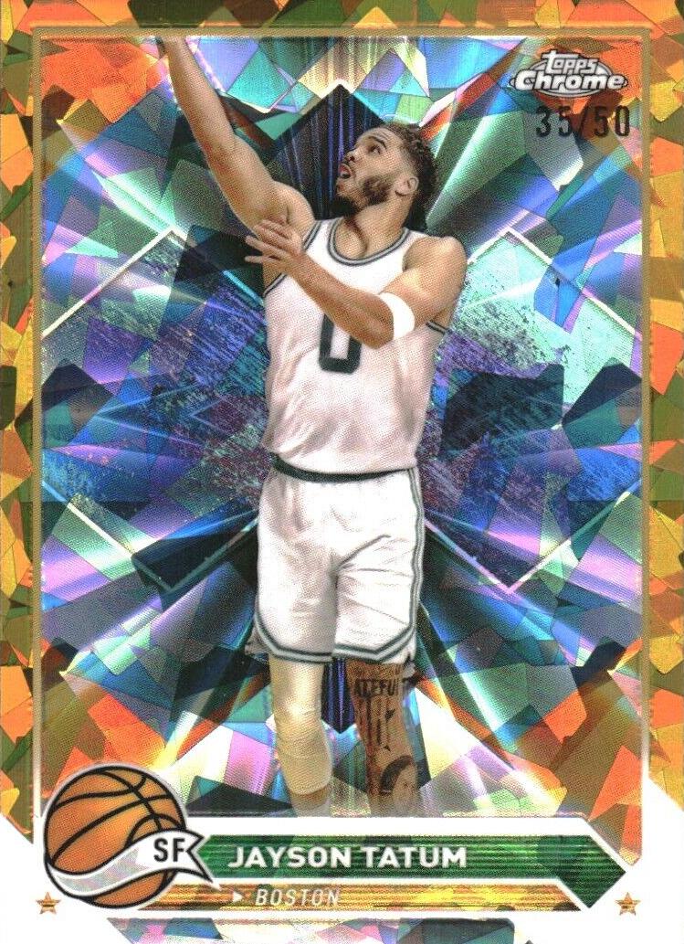 2023 Topps Chrome Sapphire Basketball Gold Jayson Tatum #164