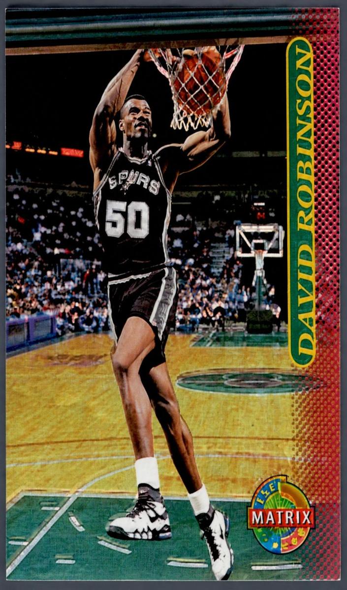 1996 Topps Stadium Club Basketball Matrix David Robinson #78 PSA 7