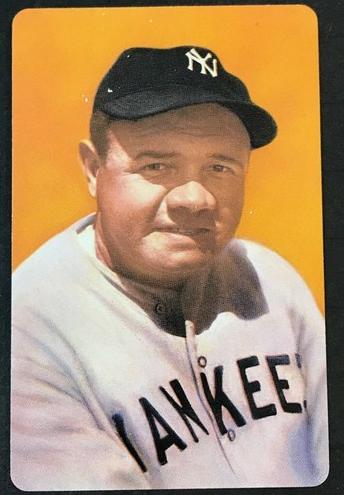 1973 US Playing Cards Babe Ruth Baseball King of Spades Babe Ruth #NNO