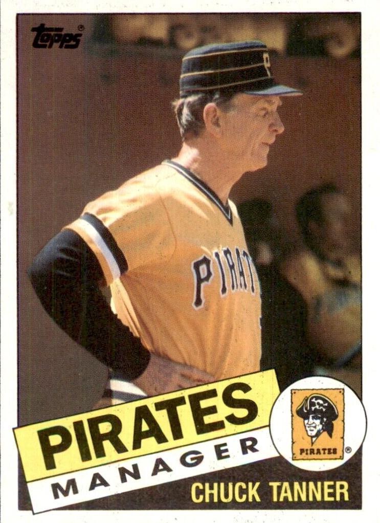 1985 Topps Baseball Chuck Tanner #268