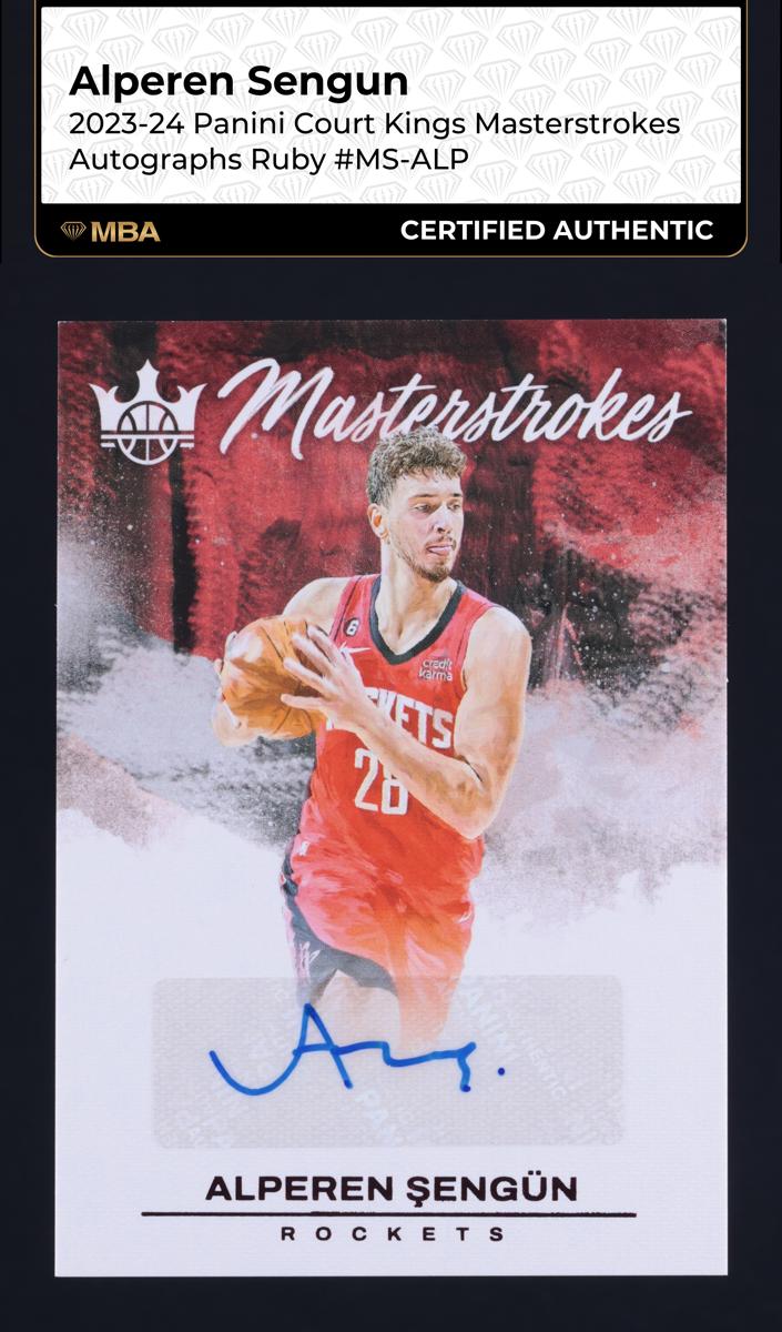 2023 Panini Court Kings Basketball Ruby Alperen Sengun #MS-ALP