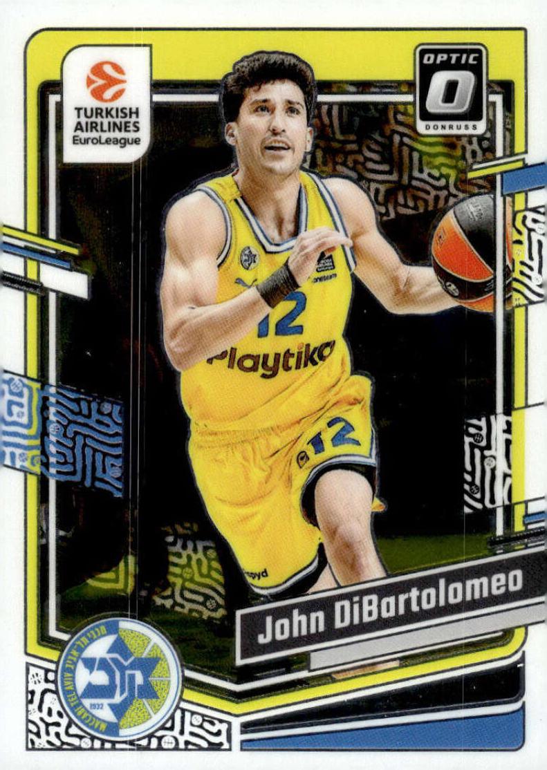 2023 Donruss Turkish Airlines EuroLeague Basketball John DiBartolomeo #59