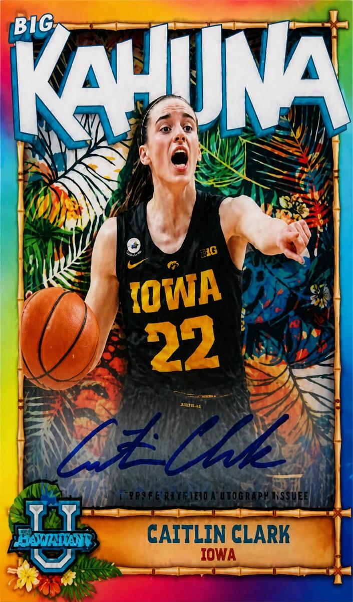 2023 Bowman Chrome University Basketball Caitlin Clark #BKA-CC PSA 10