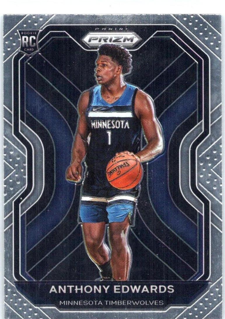 2020 Panini Prizm Basketball Anthony Edwards #258 PSA 9
