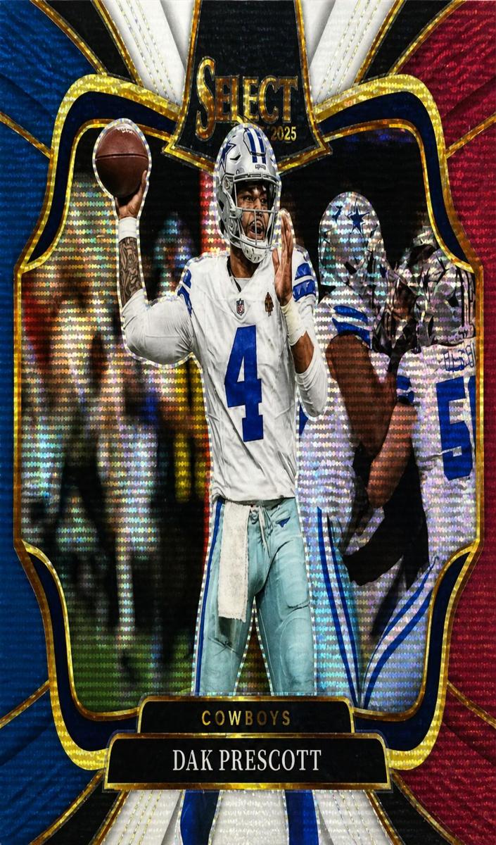 2025 Panini Select Football Tri-Color Dak Prescott #496