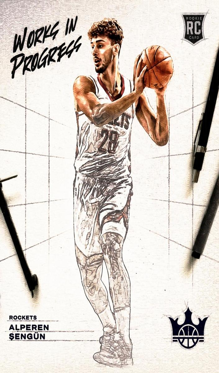 2021 Panini Court Kings Basketball Violet Alperen Sengun #12