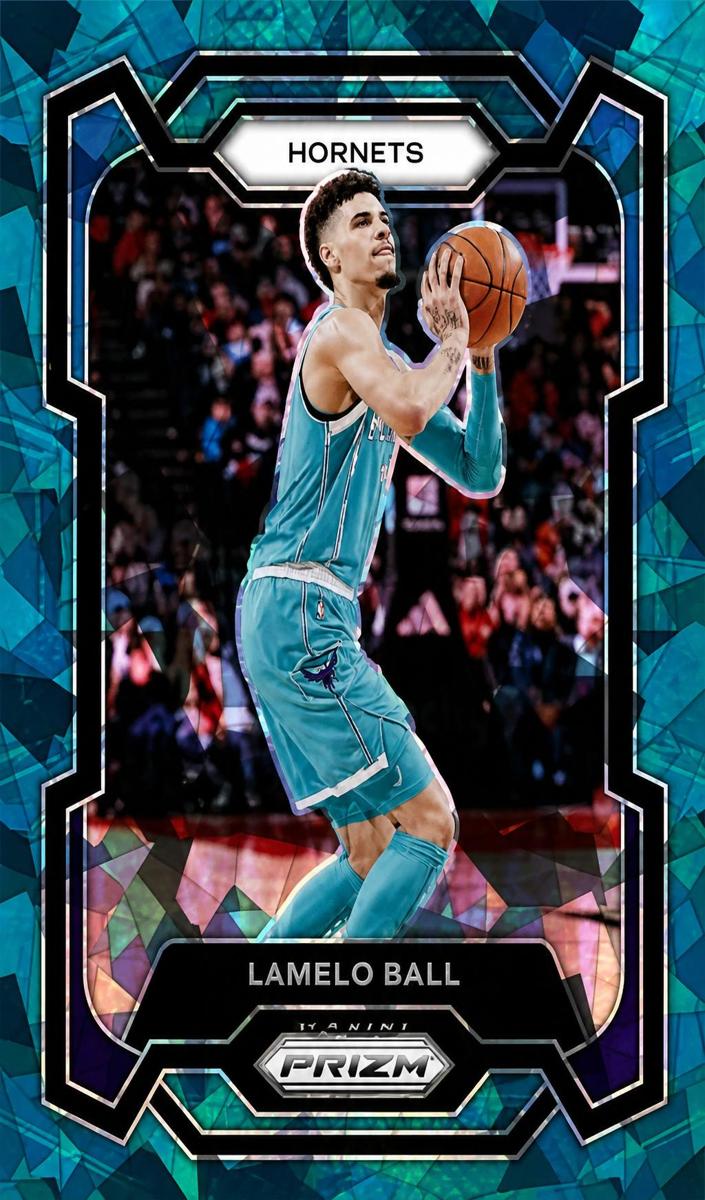 2023 Panini Prizm Basketball Teal Ice LaMelo Ball #41 PSA 10