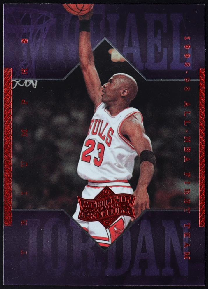 1999 Upper Deck Michael Jordan Athlete of the Century Basketball Michael Jordan #81