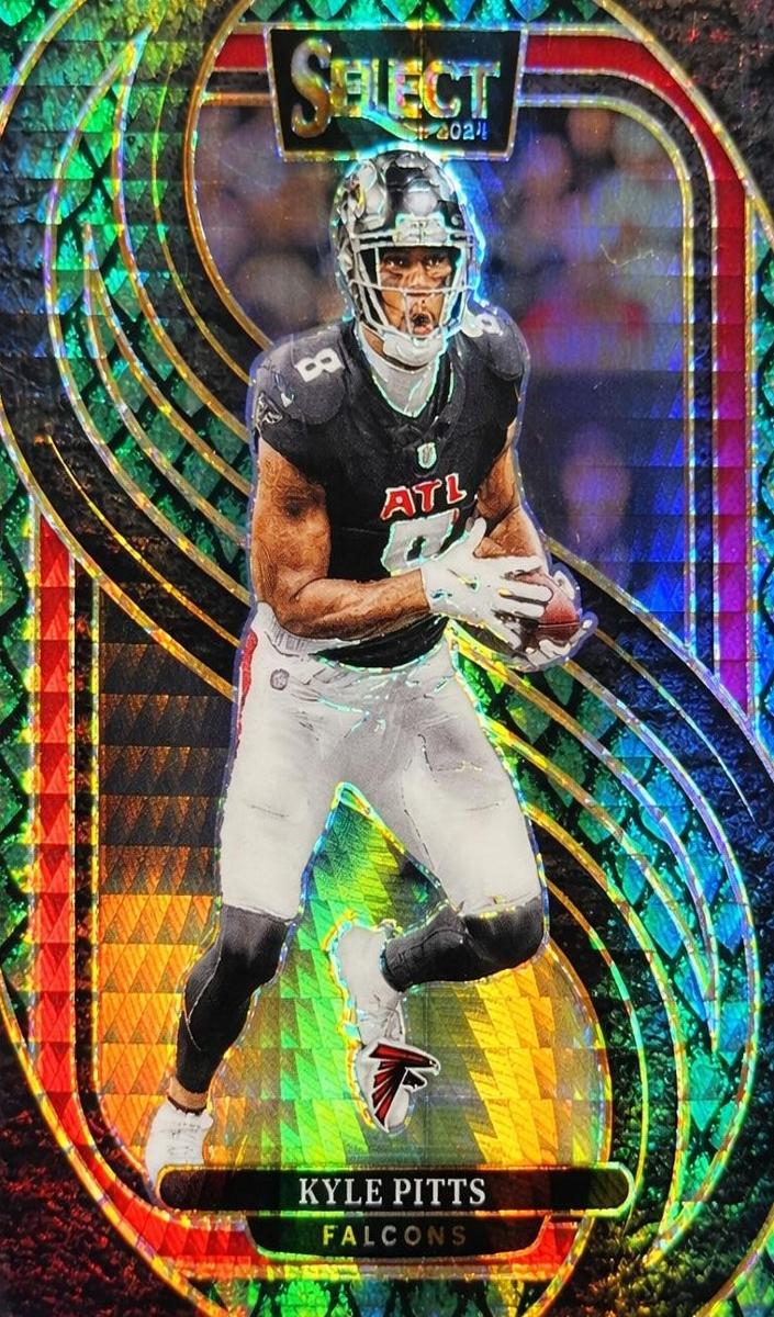 2024 Panini Select Football Dragon Scale Kyle Pitts #178 PSA 9