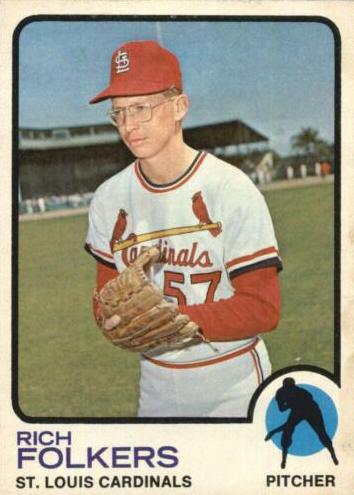 1973 O-Pee-Chee Baseball Rich Folkers #649