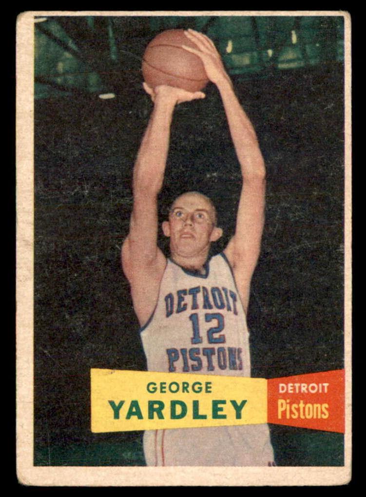 1957 Topps Basketball George Yardley #2 SGC 6
