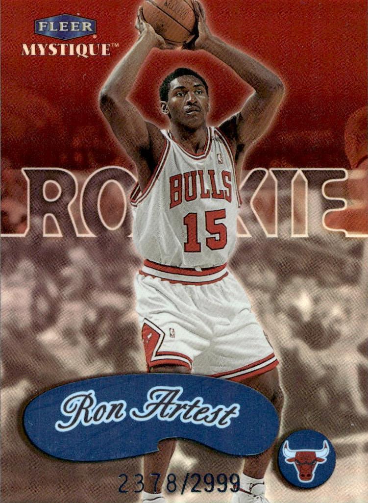 1999 Fleer Mystique Basketball Ron Artest #109 PSA 8.5