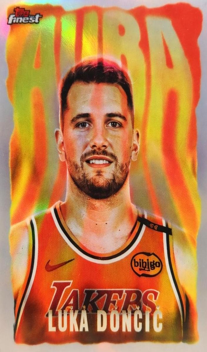 2025 Topps Finest Basketball Luka Doncic #AU-7