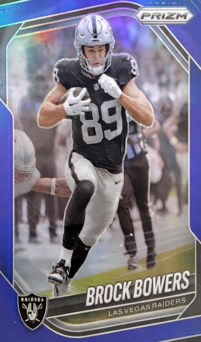 2025 Panini Prizm Football Blue Brock Bowers #6