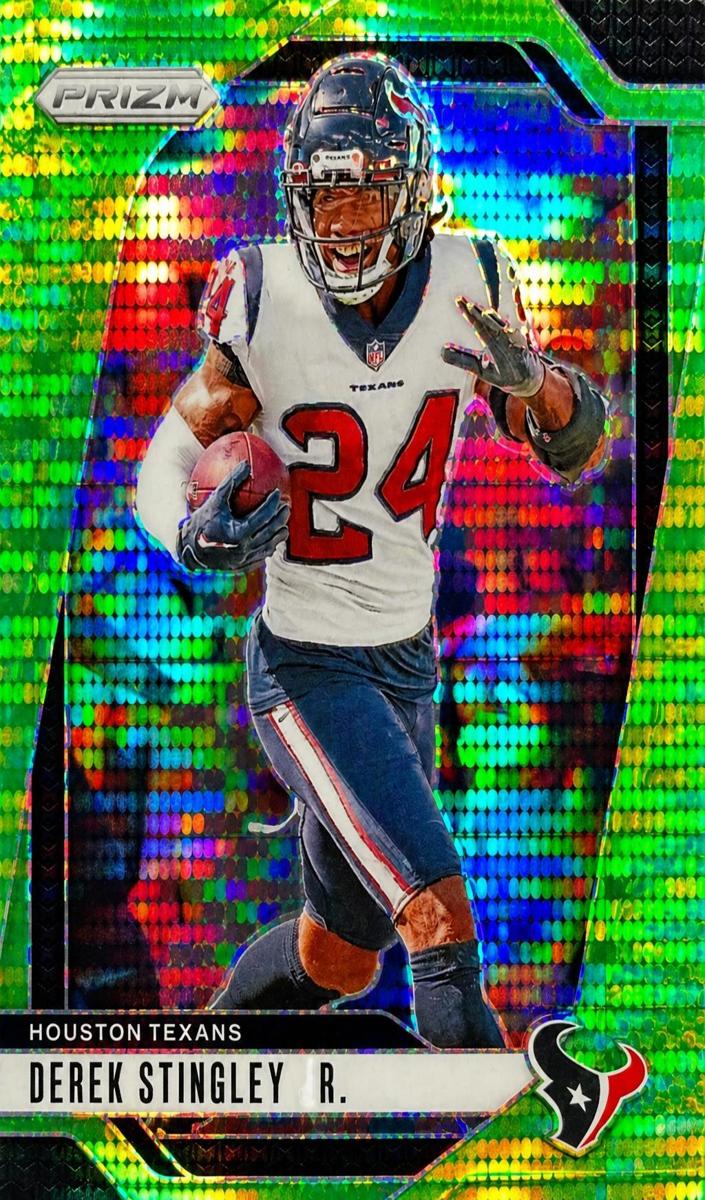 2024 Panini Prizm Football Neon Green Pulsar Derek Stingley Jr. #119