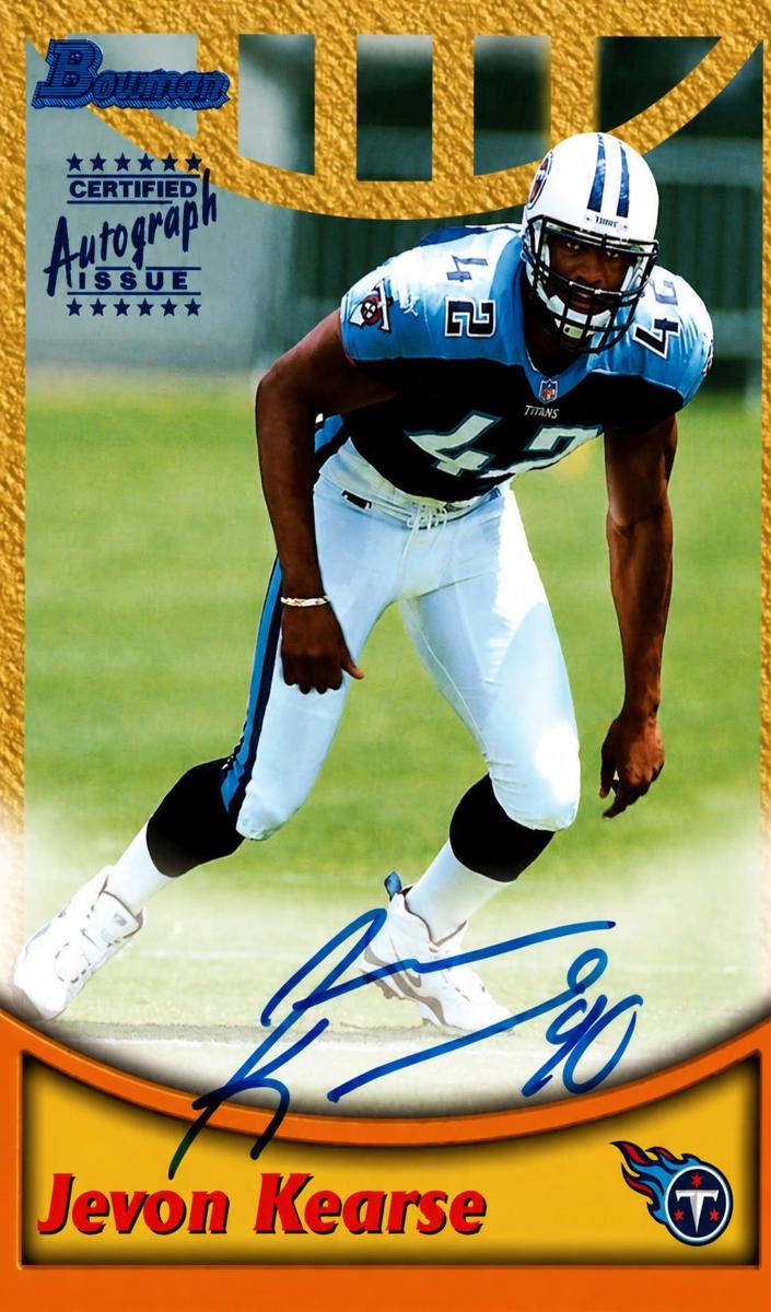 1999 Bowman Football Jevon Kearse #A24 BGS 9.5