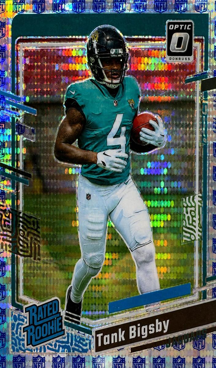 2023 Donruss Optic Football Shield Tank Bigsby #252 PSA 10