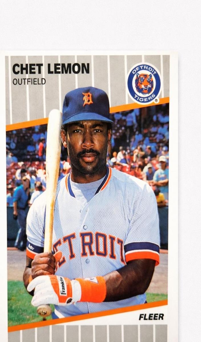 1989 Fleer Baseball Chet Lemon #137