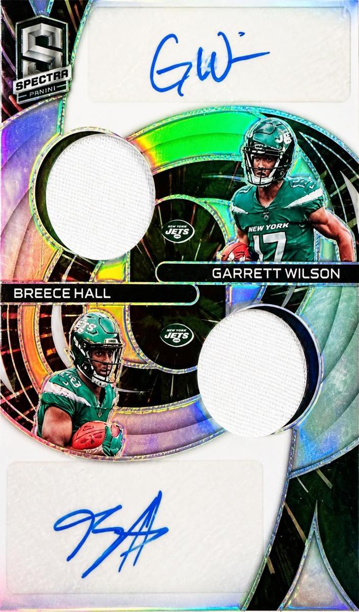 2022 Panini Spectra Football Hyper Breece Hall #DPA-NYJ