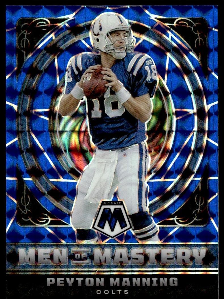 2022 Panini Mosaic Football Blue Peyton Manning #MM-16