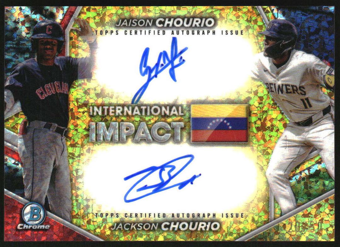 2024 Bowman Chrome Baseball Gold Jackson Chourio #CRA-JCH SGC 10