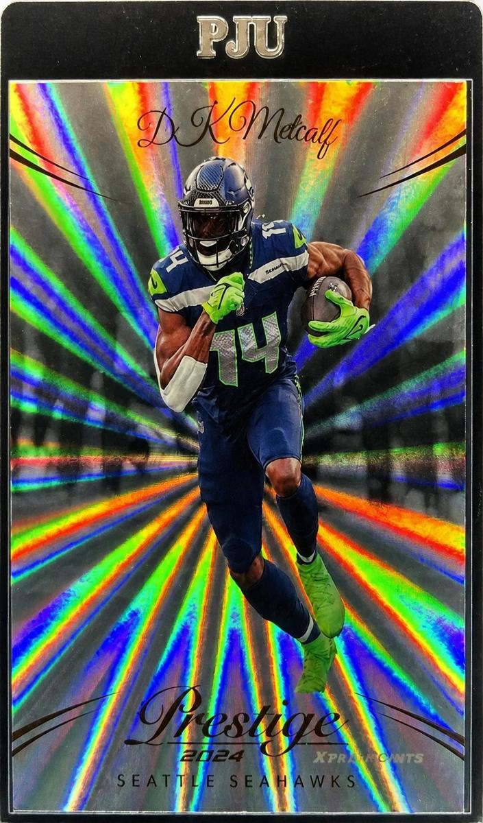 2024 Panini Prestige Football Sunburst Xtra Points DK Metcalf #268