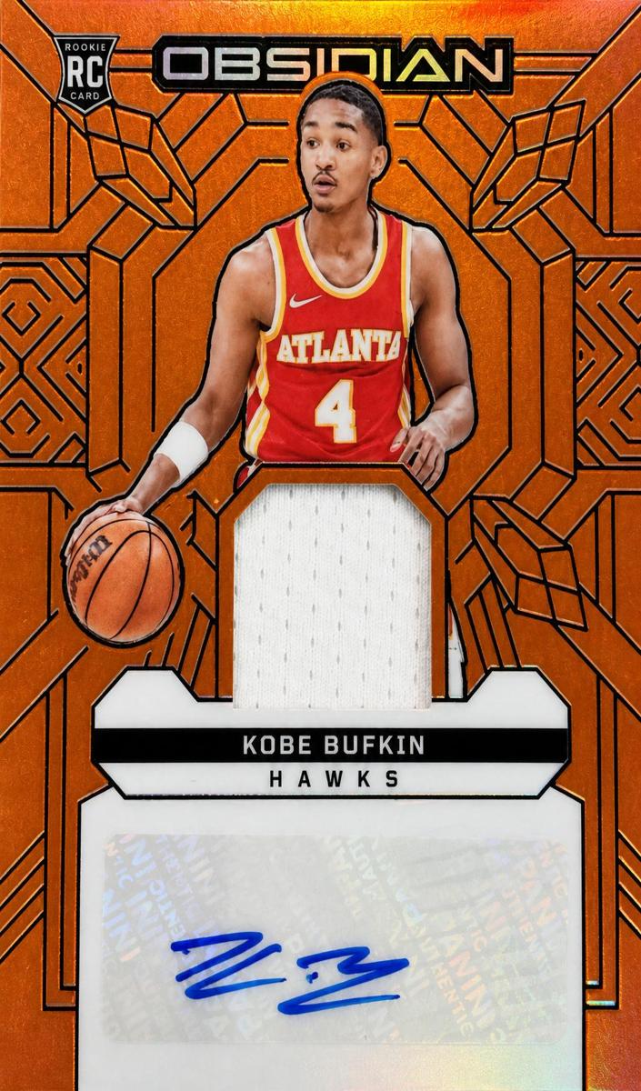 2023 Panini Obsidian Basketball Electric Etch Orange Flood Kobe Bufkin #233