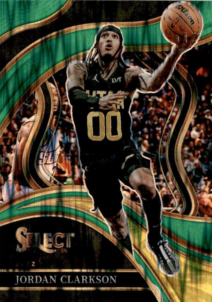 2023 Panini Select Basketball Green Shock Jordan Clarkson #233