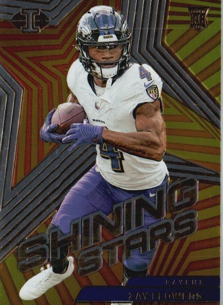 2023 Panini Illusions Football Zay Flowers #25 PSA 8.5