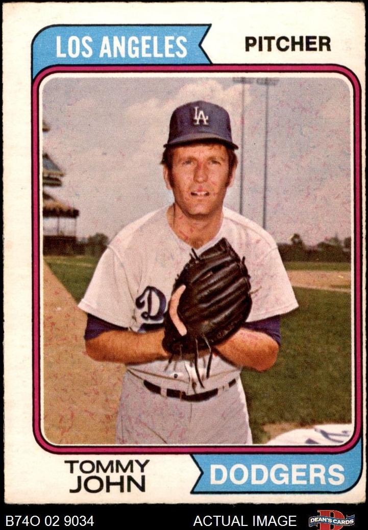 1974 O-Pee-Chee Baseball Tommy John #451