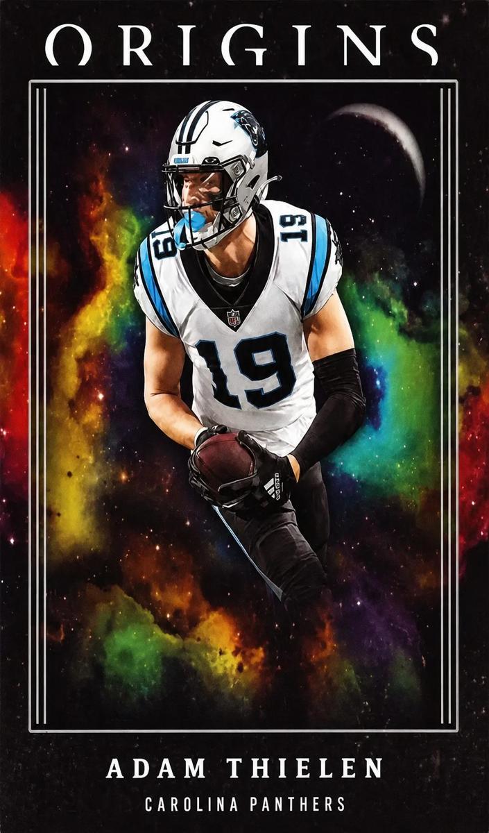 2023 Panini Origins Football Silver Adam Thielen #13