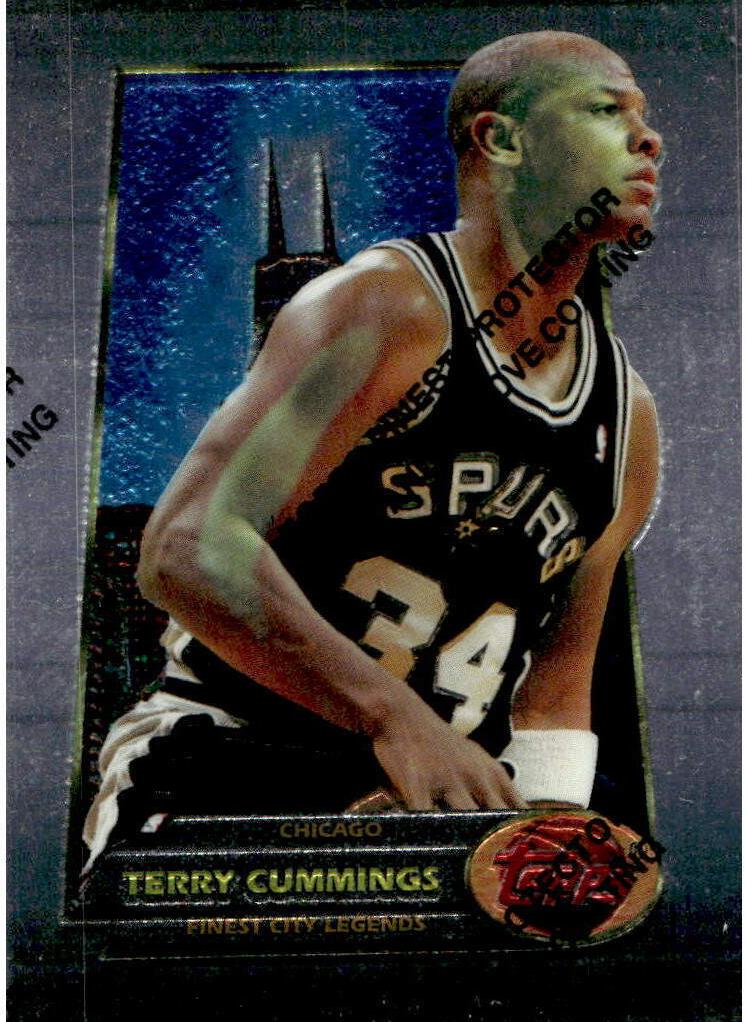 1994 Topps Finest Basketball Terry Cummings #108