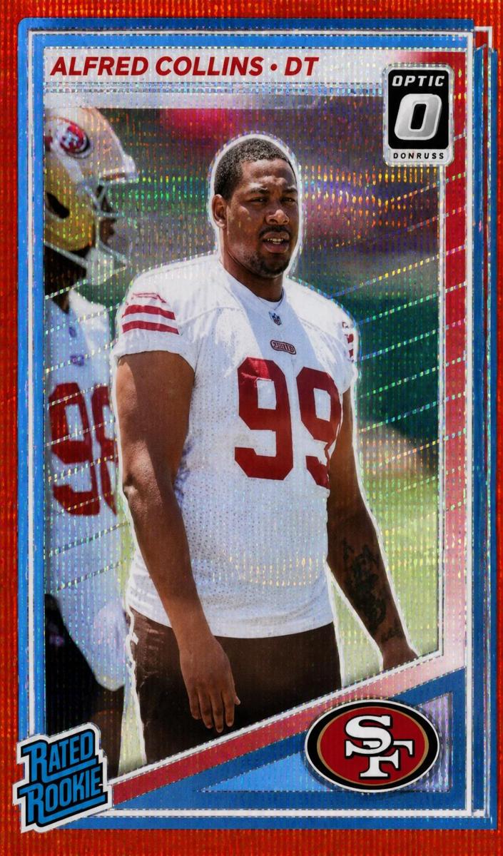 2025 Panini Donruss Football Red Wave Alfred Collins #355
