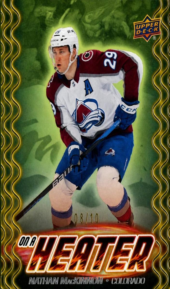 2024 Upper Deck Hockey Gold Nathan MacKinnon #OH-5 PSA 10