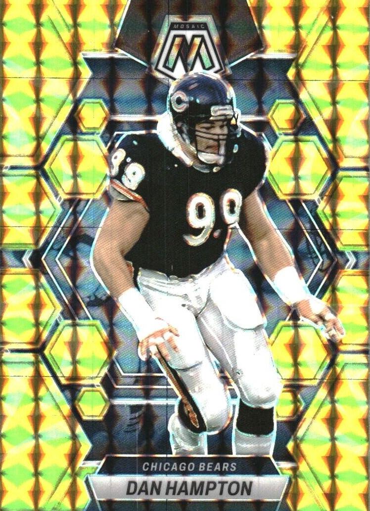 2023 Panini Mosaic Football Reactive Yellow Dan Hampton #38