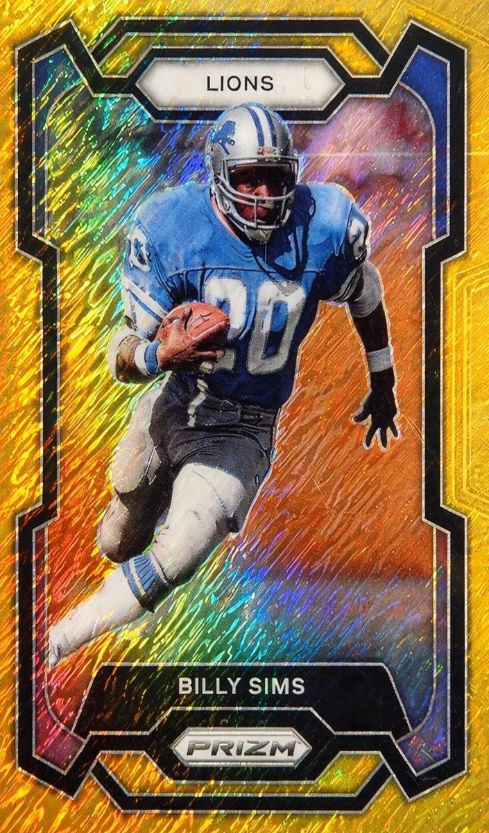2023 Panini Prizm Football Gold Billy Sims #95