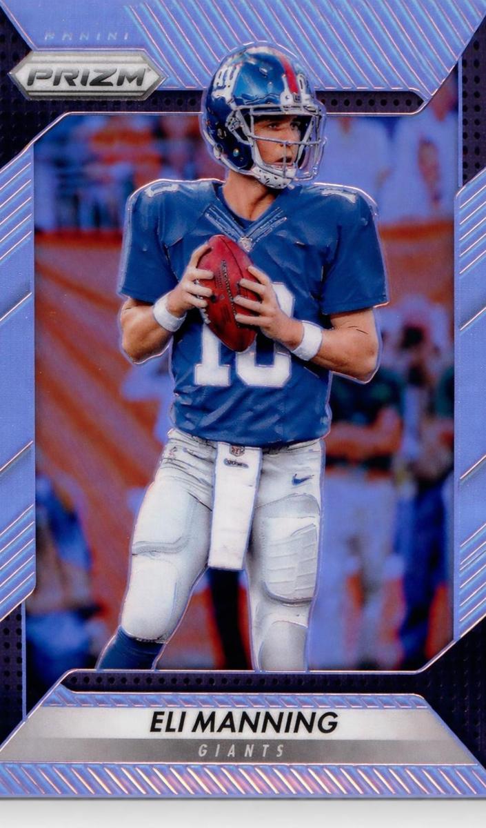 2016 Panini Prizm Football Eli Manning #186 PSA 9