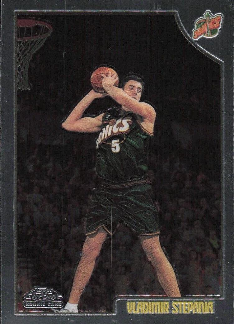 1998 Topps Chrome Basketball Vladimir Stepania #194