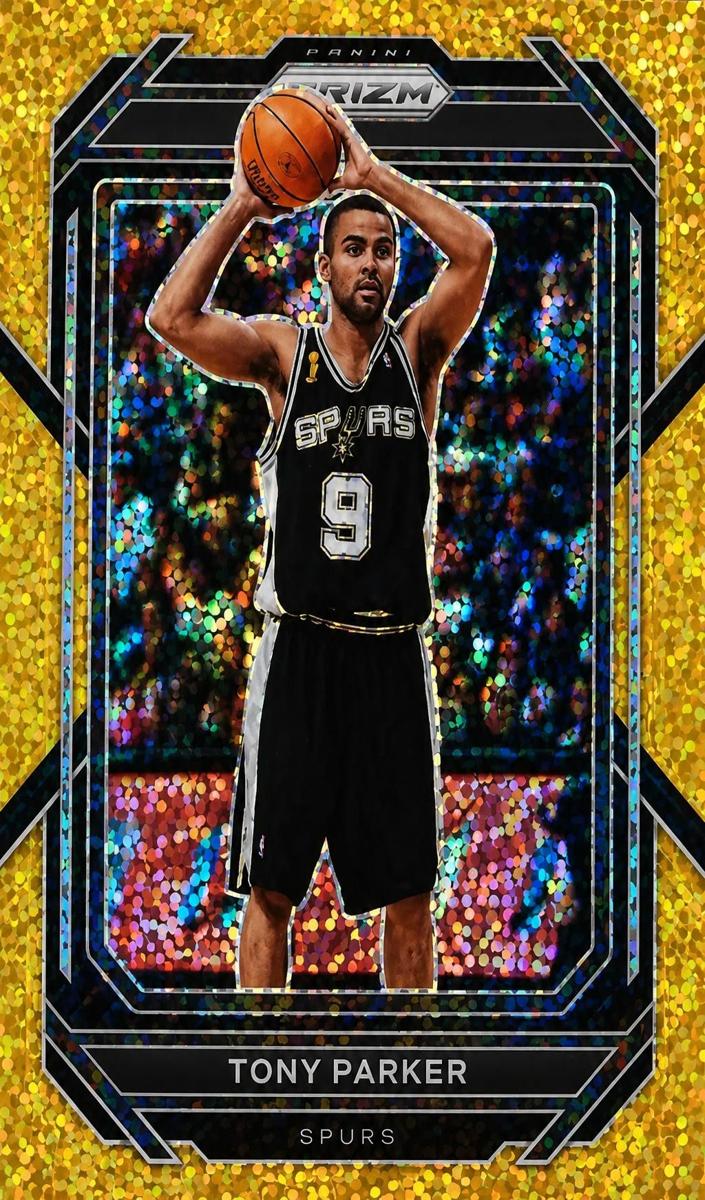 2022 Panini Prizm Basketball Gold Sparkle Tony Parker #299