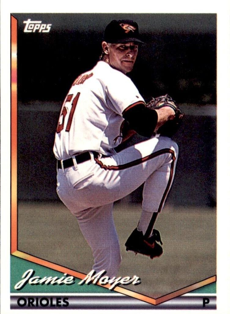 1994 Topps Baseball Jamie Moyer #526